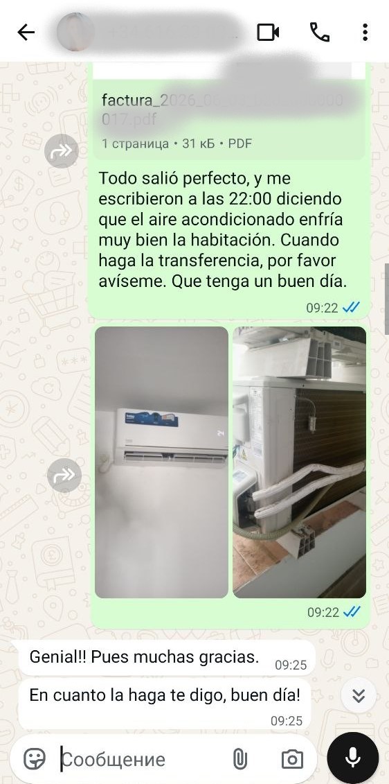 Reseña real de un cliente